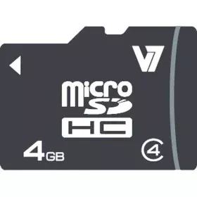 Cartão Micro SD V7 VAMSDH4GCL4R-2E 4GB 4 GB de V7, Cartões de memória - Ref: S55018858, Preço: 6,18 €, Desconto: %