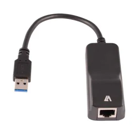 Adaptador Ethernet a USB V7 CBLUSB3RJ-1E   Negro de V7, Cables Ethernet - Ref: S55018865, Precio: 16,83 €, Descuento: %