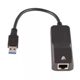 Adaptador Ethernet para USB V7 CBLUSB3RJ-1E   Preto de V7, Cabos Ethernet - Ref: S55018865, Preço: 16,56 €, Desconto: %