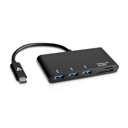 USB Hub V7 V7UC3U-HUB-BLK-1E by V7, USB hubs - Ref: S55018977, Price: 19,11 €, Discount: %