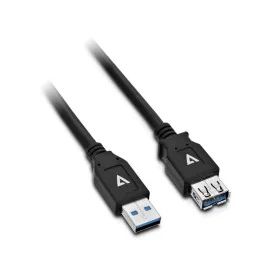 USB Cable V7 V7U3.0EXT-2M-BLK-1E USB A Black by V7, USB Cables - Ref: S55018983, Price: 6,45 €, Discount: %