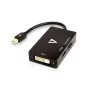 Adaptador Mini DisplayPort a VGA/DVI/HDMI V7 V7MDP-DPDVIHDMI-1E Negro de V7, Conversores de vídeo - Ref: S55019187, Precio: 1...