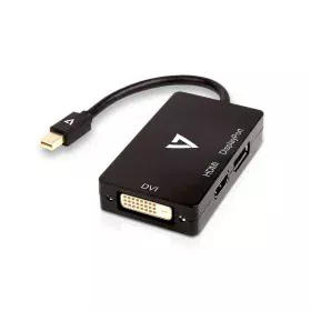 Adaptateur Mini DisplayPort vers VGA/DVI/HDMI V7 V7MDP-DPDVIHDMI-1E Noir de V7, Convertisseurs vidéo - Réf : S55019187, Prix ...