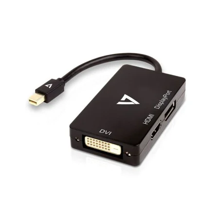 Adaptador Mini DisplayPort para VGA/DVI/HDMI V7 V7MDP-DPDVIHDMI-1E Preto de V7, Conversores de vídeo - Ref: S55019187, Preço:...