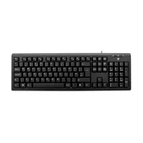 Keyboard V7 KU200UK QWERTY English Black by V7, Keyboards - Ref: S55019236, Price: 16,04 €, Discount: %