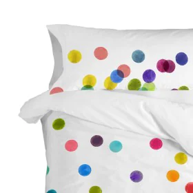 Pillowcase HappyFriday Confetti Multicolour 45 x 110 cm by HappyFriday, Sheets and pillowcases - Ref: D1610236, Price: 10,45 ...