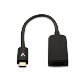 Adaptateur USB C vers HDMI V7 V7UCHDMISL-1E  Noir de V7, Adaptateurs USB - Réf : S55019541, Prix : 15,06 €, Remise : %