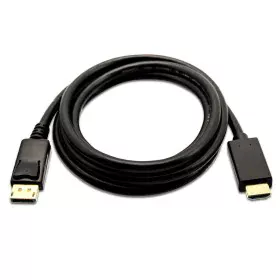 Câble DisplayPort vers HDMI V7 V7DP2HD-03M-BLK-1E Noir de V7, Câbles DisplayPort - Réf : S55019542, Prix : 15,02 €, Remise : %