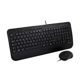 clavier et souris V7 CKU300FR Noir Français AZERTY de V7, Ensembles Clavier et Souris - Réf : S55019559, Prix : 22,23 €, Remi...