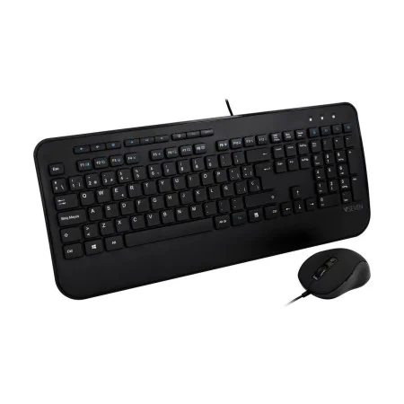 Keyboard and Mouse V7 CKU300ES Spanish QWERTY by V7, Keyboard & Mouse Sets - Ref: S55019562, Price: 17,56 €, Discount: %