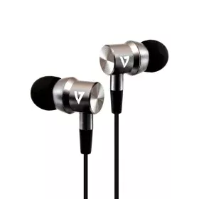 Headphones V7 HA111 Black Silver by V7, Headphones and accessories - Ref: S55019575, Price: 6,58 €, Discount: %