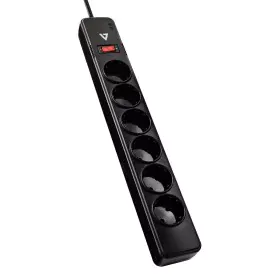 Power Socket - 6 Sockets with Switch V7 SA0612B-8E5 by V7, Power Strips - Ref: S55019583, Price: 14,96 €, Discount: %