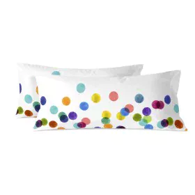 Pillowcase HappyFriday Confetti Multicolour 45 x 110 cm (2 Units) by HappyFriday, Sheets and pillowcases - Ref: D1610239, Pri...