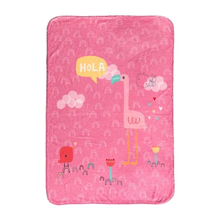 Blanket HappyFriday Moshi Moshi Hola Multicolour Microfibre 110 x 140 cm by HappyFriday, Blankets - Ref: D1610241, Price: 32,...