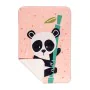 Coperta HappyFriday Moshi Moshi Panda Garden Multicolore Microfibra 110 x 140 cm di HappyFriday, Coperte - Rif: D1610249, Pre...