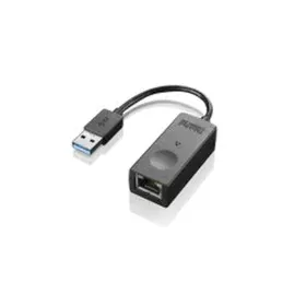 Adattatore Ethernet con USB Lenovo 4X90S91830 USB 3.0 Nero di Lenovo, Cavi USB - Rif: S55025578, Prezzo: 24,36 €, Sconto: %