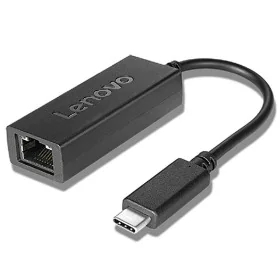 Adaptateur USB C vers RJ45 Lenovo 4X90S91831 Noir de Lenovo, Câbles USB - Réf : S55025581, Prix : 29,22 €, Remise : %