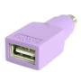 PS/2 to USB adapter Startech GC46FMKEY   Violet by Startech, PS/2 adapters - Ref: S55056327, Price: 6,33 €, Discount: %