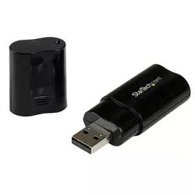 External Sound Card USB Startech ICUSBAUDIOB Black by Startech, External sound cards - Ref: S55056455, Price: 23,55 €, Discou...