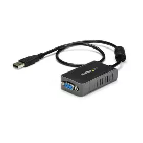 Adaptateur USB vers VGA Startech USB2VGAE2   Noir de Startech, Adaptateurs USB-VGA - Réf : S55056502, Prix : 26,85 €, Remise : %