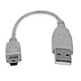 Câble USB 2.0 A vers Mini USB B Startech USB2HABM6IN   Gris de Startech, Câbles USB - Réf : S55056609, Prix : 5,43 €, Remise : %