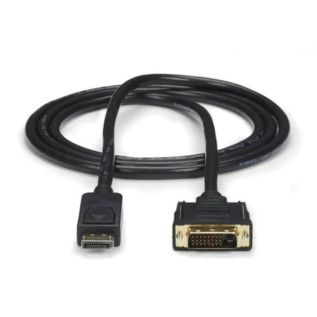 Adaptateur DisplayPort vers DVI Startech DP2DVI2MM6   (1,8 m) Noir 1.8 m de Startech, Câbles DVI - Réf : S55056618, Prix : 24...