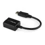 Adaptador DisplayPort a VGA Startech DP2VGA2    Negro de Startech, Adaptadores - Ref: S55056619, Precio: 24,95 €, Descuento: %