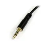 Câble Audio Jack (3,5 mm) Startech MU1MMSRA    Noir 0,3 m de Startech, Câbles - Réf : S55056649, Prix : 7,02 €, Remise : %