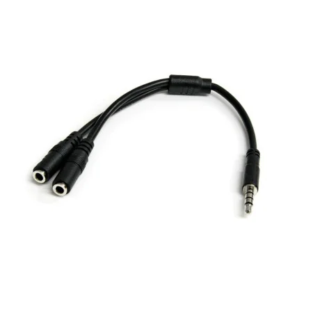 Adaptador Áudio Jack Startech MUYHSMFF    Preto 0,2 m de Startech, Cabos - Ref: S55056675, Preço: 5,25 €, Desconto: %