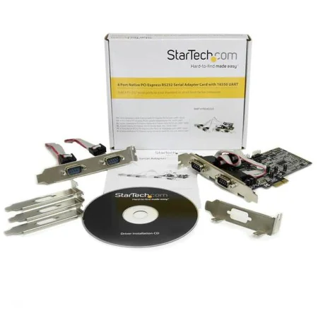 Carte PCI Startech PEX4S553 4 Ports de Startech, Cartes de port - Réf : S55056715, Prix : 124,41 €, Remise : %