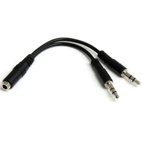 Adaptador Áudio Jack Startech MUYHSFMM    Preto 0,13 m de Startech, Cabos - Ref: S55056722, Preço: 9,80 €, Desconto: %