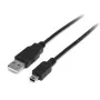 Câble USB A vers USB B Startech USB2HABM1M   Noir de Startech, Câbles USB - Réf : S55056826, Prix : 5,24 €, Remise : %