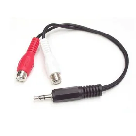 Audio Jack to RCA Cable Startech MUMFRCA Black 0,15 m by Startech, Cables - Ref: S55056860, Price: 7,05 €, Discount: %