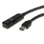 USB Cable Startech USB3AAEXT3M   USB A Black by Startech, USB Cables - Ref: S55056880, Price: 84,53 €, Discount: %