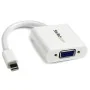 Adaptador Mini DisplayPort a VGA Startech MDP2VGAW Blanco Negro 0,12 m de Startech, Cables VGA - Ref: S55056895, Precio: 25,3...