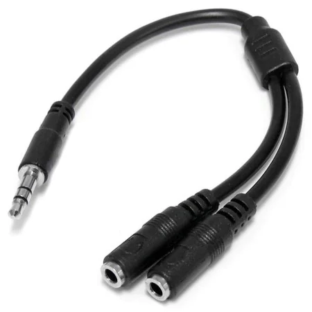 Adaptador Áudio Jack Startech MUY1MFFS    Preto 0,2 m de Startech, Cabos - Ref: S55056926, Preço: 6,22 €, Desconto: %