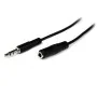 Cable Alargador Jack (3,5 mm) Startech MU1MMFS    Negro 1 m de Startech, Cables - Ref: S55056955, Precio: 7,77 €, Descuento: %