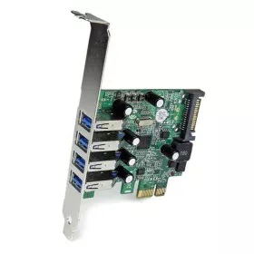 Placa PCI Startech PEXUSB3S4V de Startech, Cartões de portas - Ref: S55057009, Preço: 52,39 €, Desconto: %