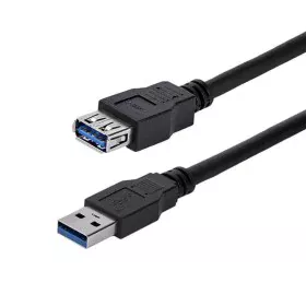 Cabo USB Startech USB3SEXT1MBK   USB A Preto de Startech, Cabos USB - Ref: S55057038, Preço: 10,45 €, Desconto: %