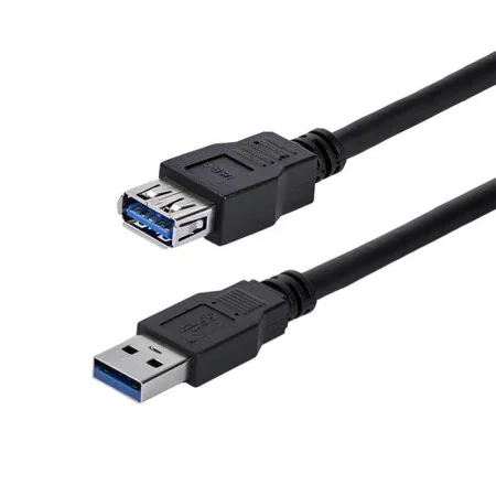 USB Cable Startech USB3SEXT1MBK   USB A Black by Startech, USB Cables - Ref: S55057038, Price: 10,45 €, Discount: %