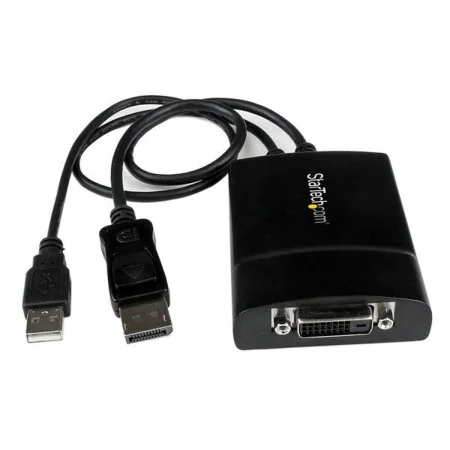 Adaptador DisplayPort a DVI Startech DP2DVID2    Negro de Startech, Cargadores y bases de carga - Ref: S55057054, Precio: 91,...