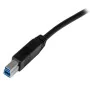 USB A to USB B Cable Startech USB3CAB1M   Black by Startech, USB Cables - Ref: S55057144, Price: 13,67 €, Discount: %