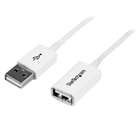 Câble USB Startech USBEXTPAA1MW   Blanc de Startech, Câbles USB - Réf : S55057172, Prix : 8,28 €, Remise : %