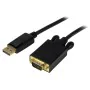 Adaptador DisplayPort para VGA Startech DP2VGAMM6B   (1,8 m) Preto 1.8 m de Startech, Cabos VGA - Ref: S55057180, Preço: 33,3...