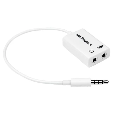 Adaptador Audio Jack Startech MUYHSMFFADW   Blanco 0,15 m de Startech, Cables - Ref: S55057285, Precio: 4,77 €, Descuento: %