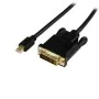 DisplayPort to DVI Adapter Startech MDP2DVIMM3BS   Black by Startech, DisplayPort Cables - Ref: S55057299, Price: 14,10 €, Di...