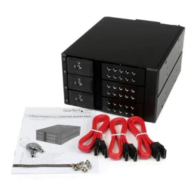 Rack Startech HSB3SATSASBA Black 3,5" Portable by Startech, Frames & Enclosures - Ref: S55057308, Price: 103,39 €, Discount: %