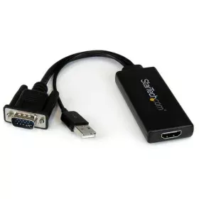 Adaptateur HDMI vers VGA Startech VGA2HDU    Noir de Startech, Câbles HDMI - Réf : S55057355, Prix : 62,84 €, Remise : %