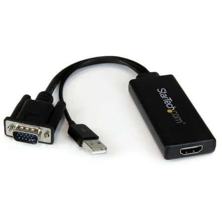 Adaptador HDMI para VGA Startech VGA2HDU    Preto de Startech, Cabos HDMI - Ref: S55057355, Preço: 62,84 €, Desconto: %