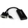 Adaptador HDMI para VGA Startech VGA2HDU    Preto de Startech, Cabos HDMI - Ref: S55057355, Preço: 62,84 €, Desconto: %